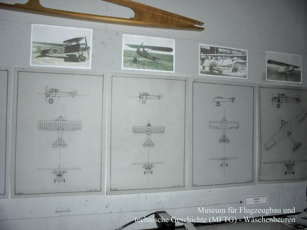 Museum für Flugzeugbau und technische Geschichte - Fokker Zeitleiste