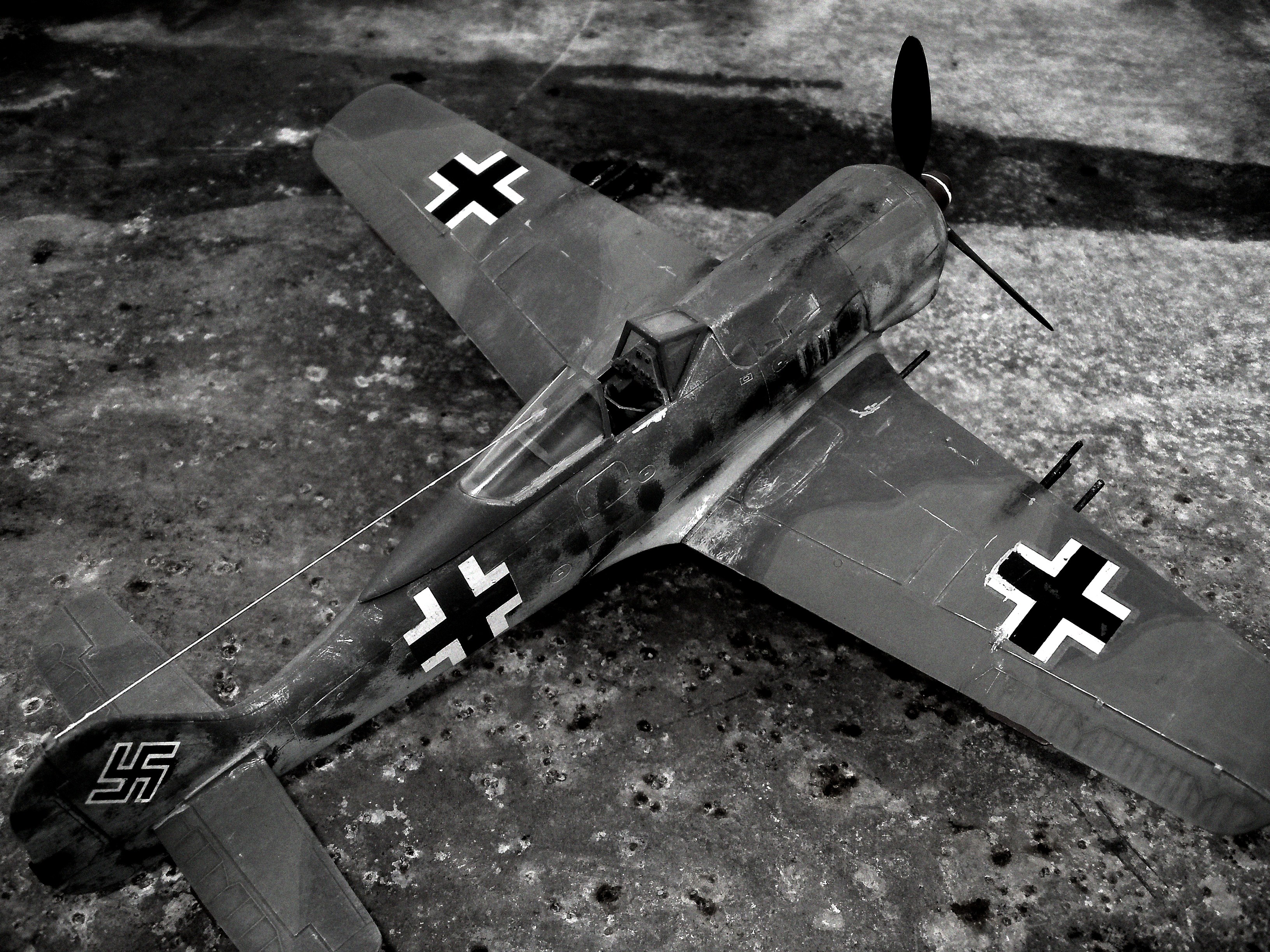 Focke-Wulf 190 von Monogram im Maßstab 1/48.