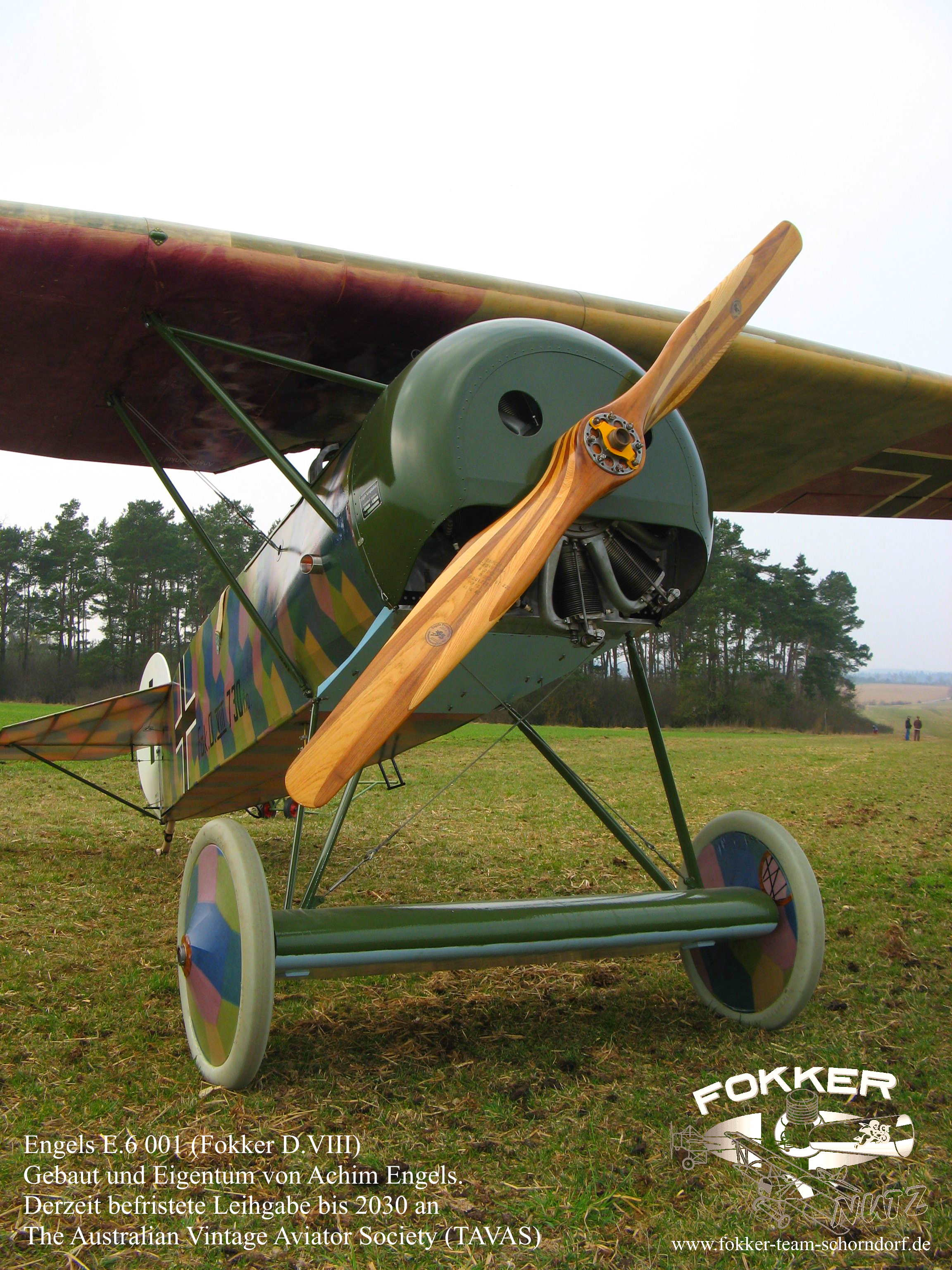 Engels E.6 (Fokker D.8) - Nachbau kurz nach der fertigstellung