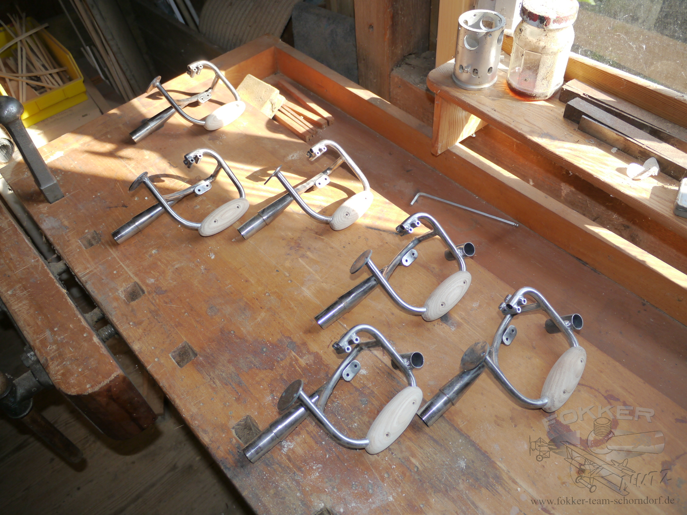 Construction of control stick grips