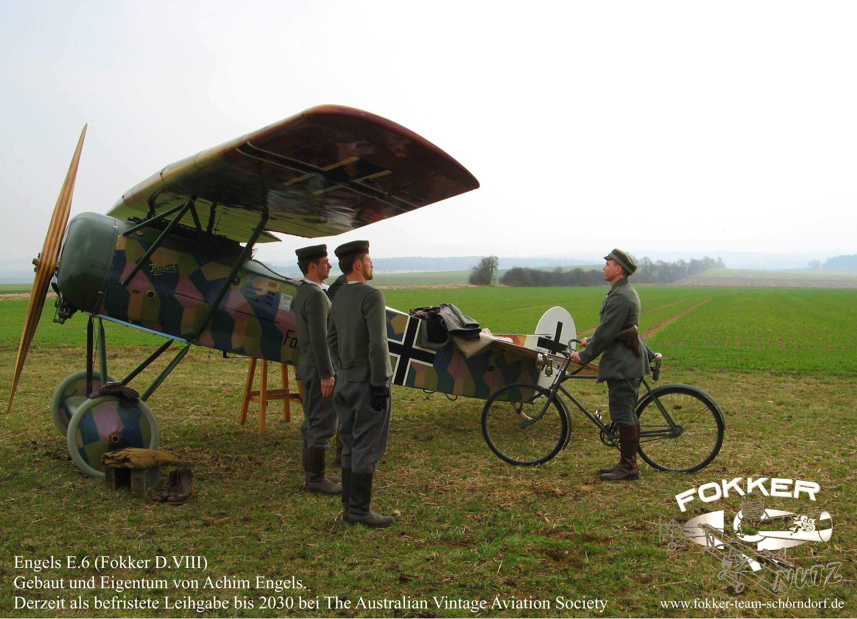 Engels E.6 (Fokker D.8) - Nachbau kurz nach der fertigstellung