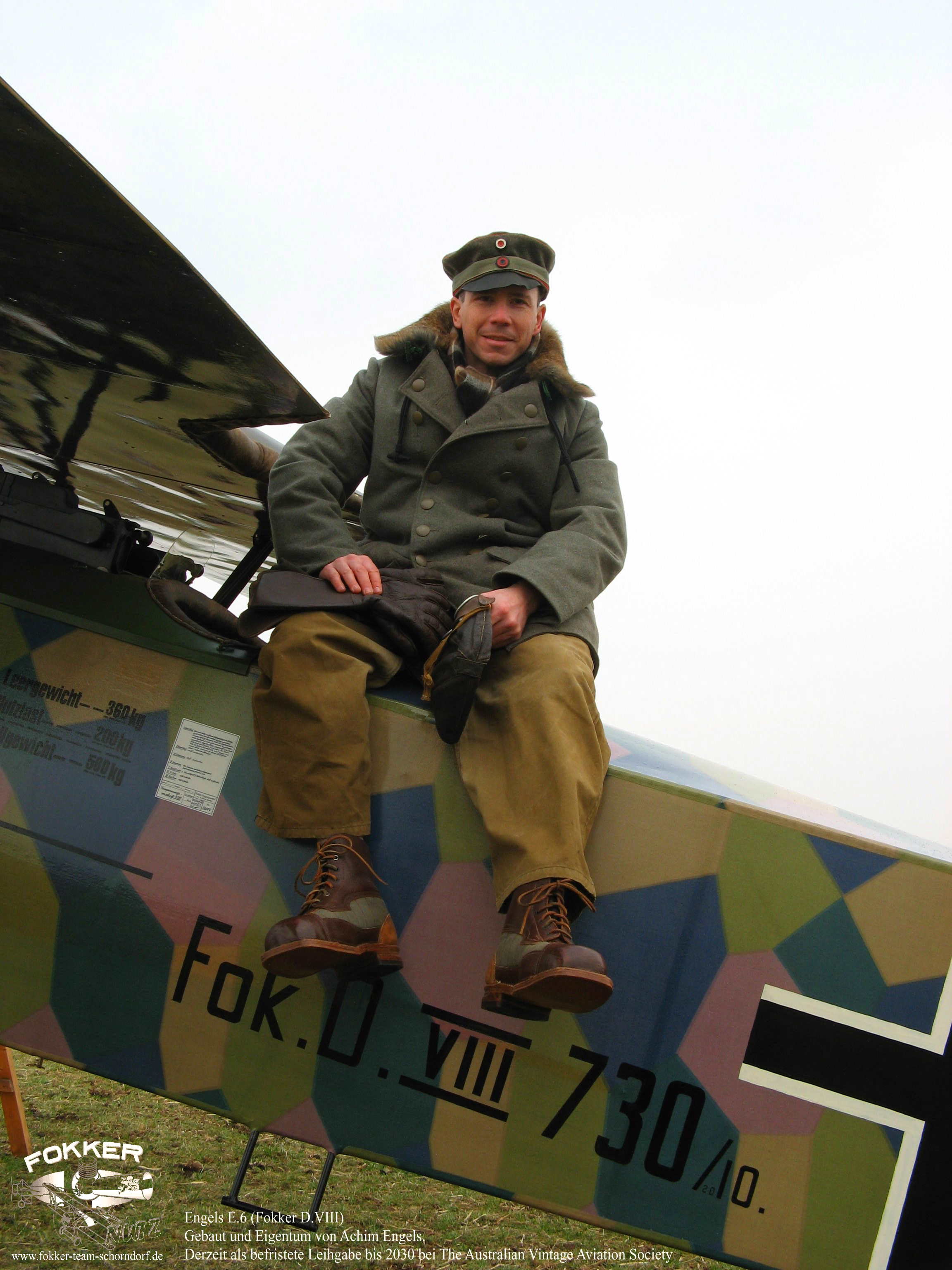 Engels E.6 (Fokker D.8) - Nachbau kurz nach der fertigstellung